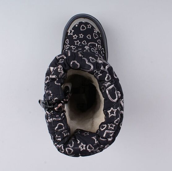 464919-42 Мембранные сапожки на молнии для девочки синий фото №4