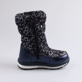 464919-42 Мембранные сапожки на молнии для девочки синий фото №2