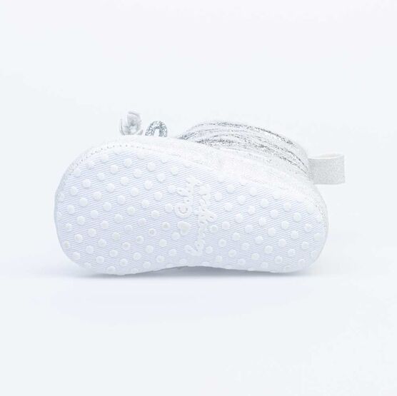 001090-11 Пинетки- сапожки серебристые для универсальные серебрист. фото №4