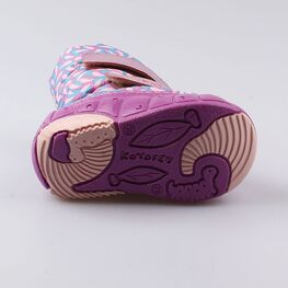 061010-41 Сапожки для девочки сиреневый фото №3