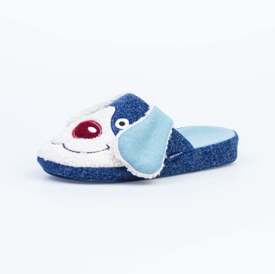 531128-12 Тапочки для мальчики светло-синий