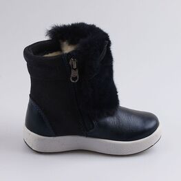 262068-44 Зимние сапожки для девочки для девочки светло-синий фото №2