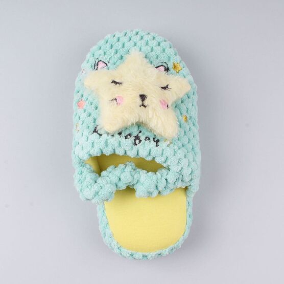 331166-12 Тапочки для девочки бирюзовый фото №4