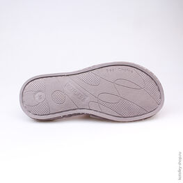 731008-11 Тапочки серые для девочки серый фото №3