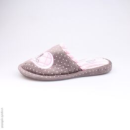 731008-11 Тапочки серые для девочки серый