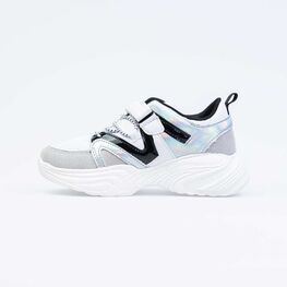 644301-71 Кроссовки для девочки бел-цве фото №2