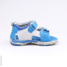 123002-12 Пляжная обувь для мальчики гол-сер фото №2