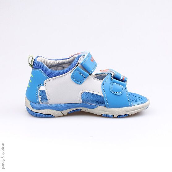 123002-12 Пляжная обувь для мальчики гол-сер фото №2