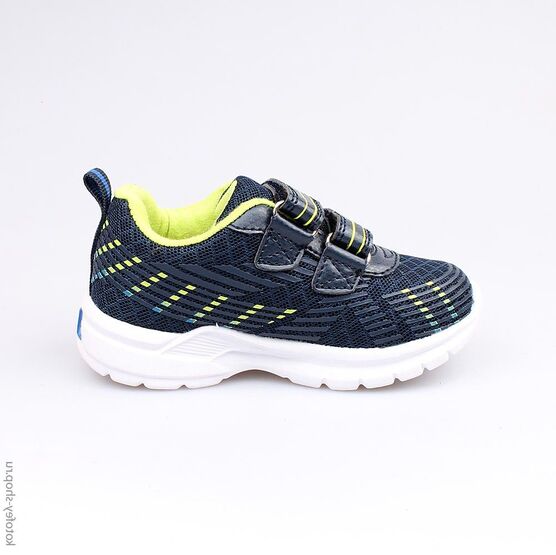 144067-71 Кроссовки для мальчики син-жел фото №2