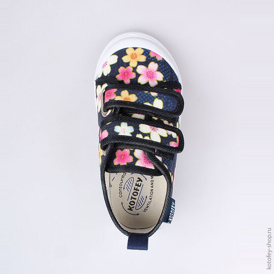 341015-12 Кеды для девочки светло-синий фото №4