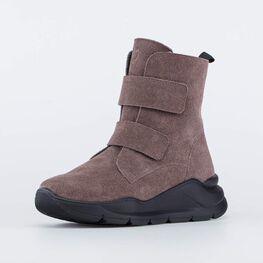 752205-51 Коричневые зимние ботинки для девочки-подростка для девочки коричневый