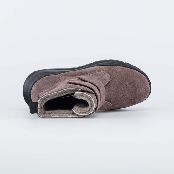 752205-51 Коричневые зимние ботинки для девочки-подростка для девочки коричневый фото №4