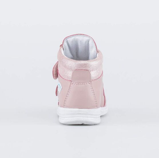 352345-25 Демисезонные ботинки на липучках Единорог для девочки розовый фото №5