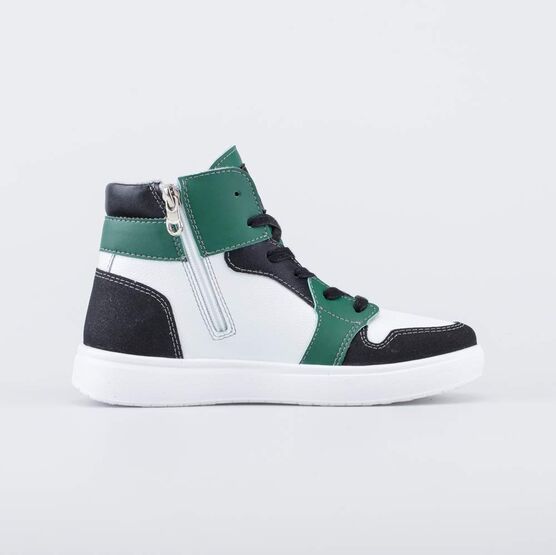 652209-35 Утепленные ботинки-кеды для мальчика для мальчики чер-зел фото №2