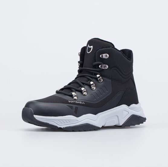 654072-81 Ботинки SoftShell для мальчики черный