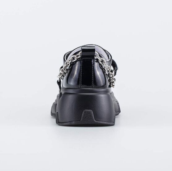 732395-21 Подростковые ботинки в школу для девочки черный фото №6