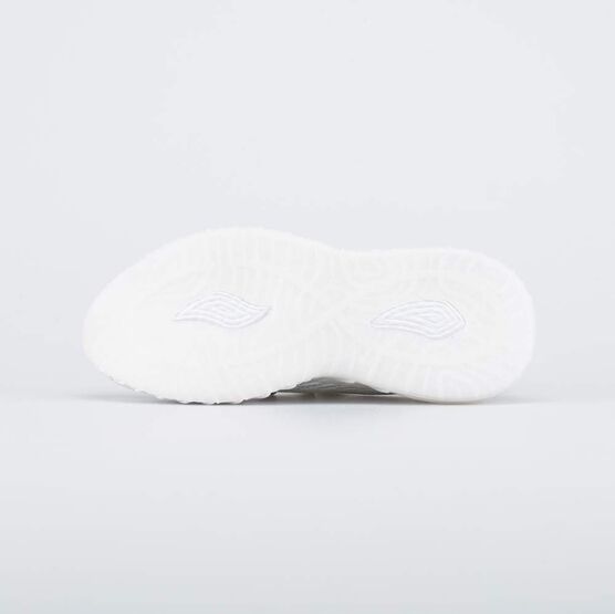 741089-12 Летние кроссовки сеточкой для девочки серебристый + белый фото №3