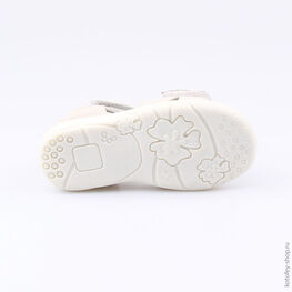 122103-22 Босоножки для девочки бежевый фото №3