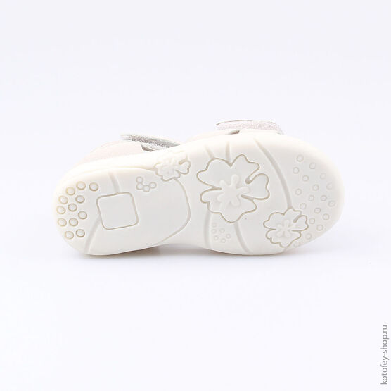 122103-22 Босоножки для девочки бежевый фото №3