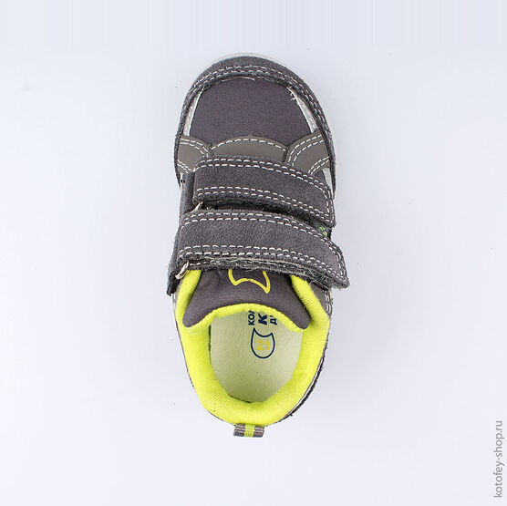 144088-72 Кроссовки для мальчики сер-сал фото №4