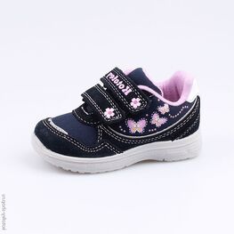 144089-71 Кроссовки для девочки син-сир