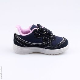 144089-71 Кроссовки для девочки син-сир фото №2