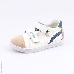 232076-22 Туфли для мальчики бел-беж