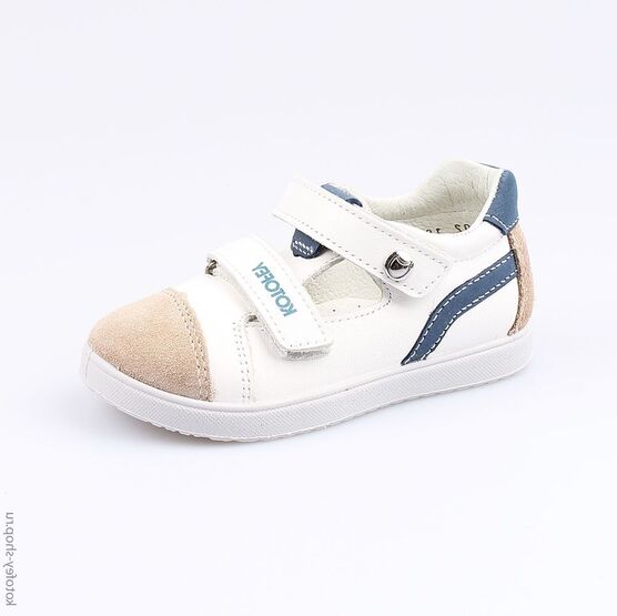 232076-22 Туфли для мальчики бел-беж