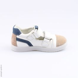 232076-22 Туфли для мальчики бел-беж фото №2