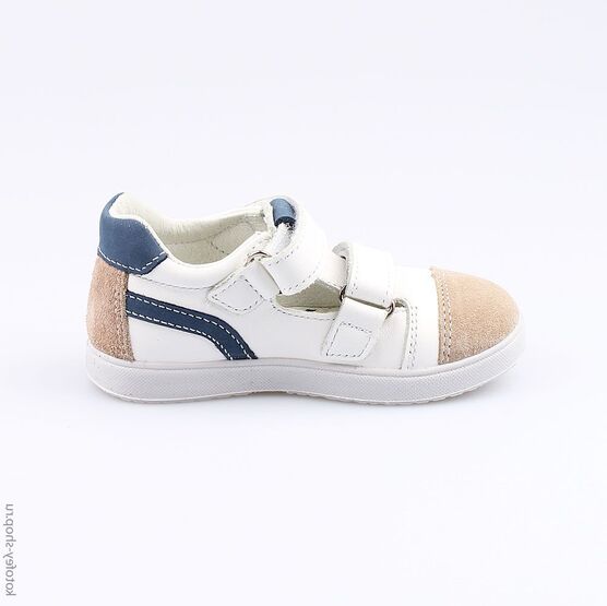 232076-22 Туфли для мальчики бел-беж фото №2