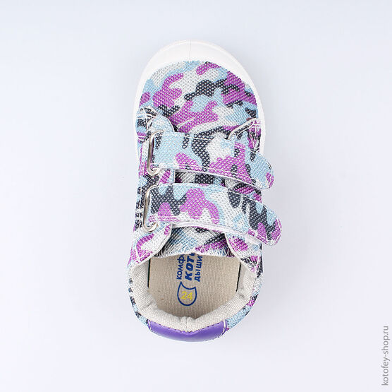 331040-11 Кеды для девочки срб-фио фото №4