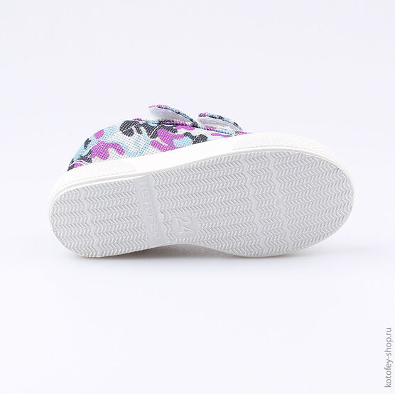 331040-11 Кеды для девочки срб-фио фото №3