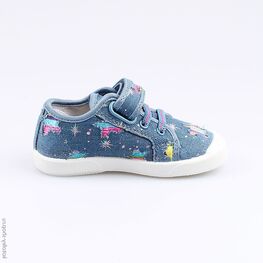 331054-11 Кеды для девочки голубой фото №2