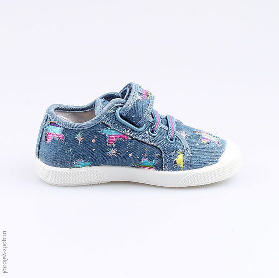 331054-11 Кеды для девочки голубой фото №2