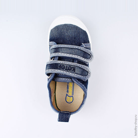 331070-12 Кеды для мальчики светло-синий фото №4