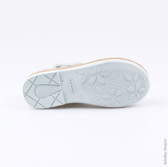 332078-22 Туфли для девочки серебрист. фото №3