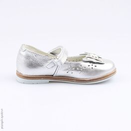 332078-22 Туфли для девочки серебрист. фото №2