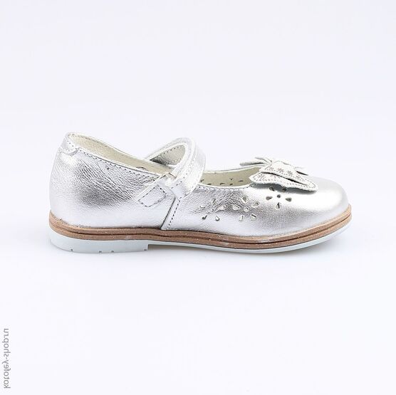 332078-22 Туфли для девочки серебрист. фото №2