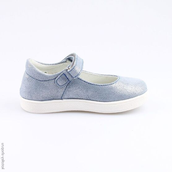 332106-22 Туфли для девочки голубой фото №2