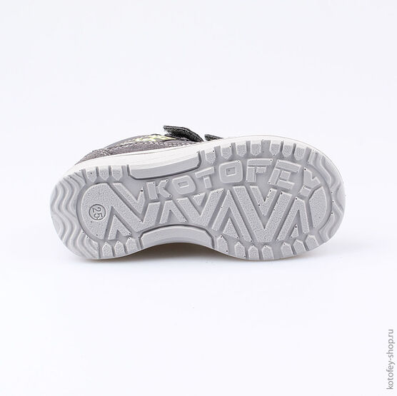 344189-72 Кроссовки для мальчики сер-сал фото №3