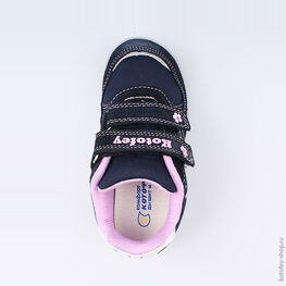 344190-71 Кроссовки для девочки син-сир фото №4