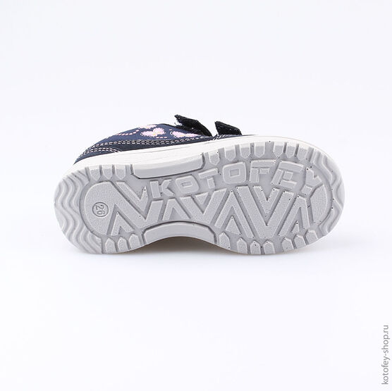 344190-71 Кроссовки для девочки син-сир фото №3