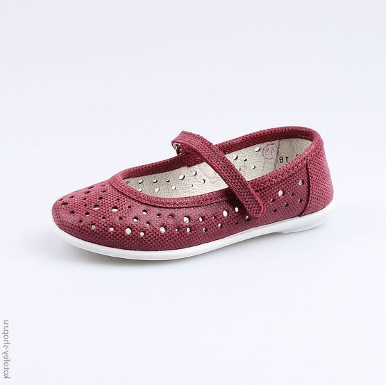 432111-20 Туфли для девочки бордовый