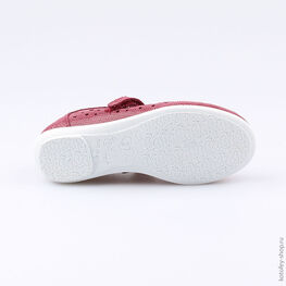 432111-20 Туфли для девочки бордовый фото №3