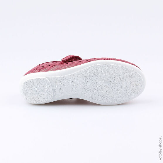 432111-20 Туфли для девочки бордовый фото №3