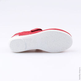 432111-28 Туфли для девочки бордовый фото №3