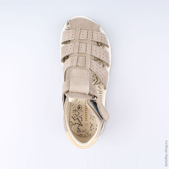 522105-21 Сандалии для мальчики серый фото №4