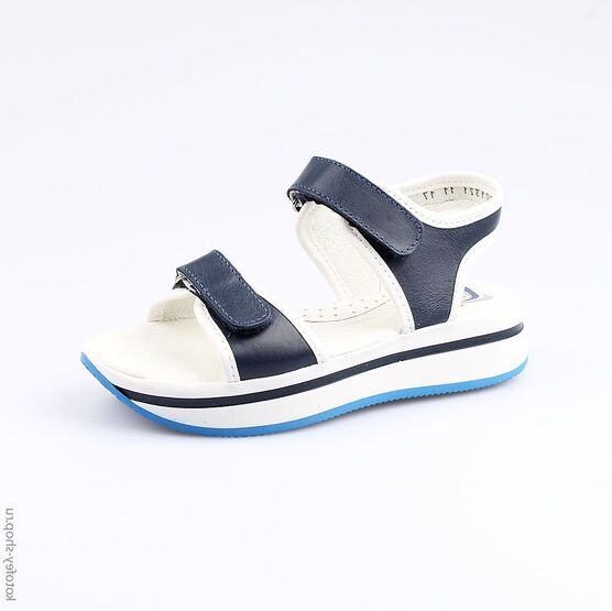 722013-21 Босоножки для девочки светло-синий