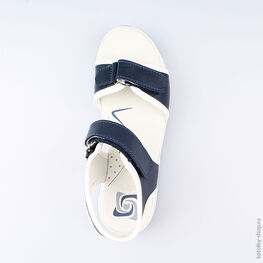 722013-21 Босоножки для девочки светло-синий фото №4