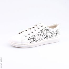 732189-22 Полуботинки для девочки белый